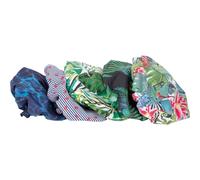 Fashy Cuffia doccia con elastico e cappuccio interno in pellicola, 5 pezzi, colori assortiti