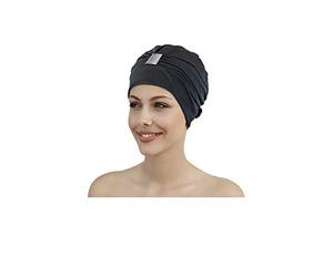Fashy Esclusiva Cuffia da Bagno da Donna con Strass Accessoire - Nero, Taglia Unica