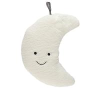 Fashy Moon - Borsa dell'acqua calda, 0,3 l, con rivestimento morbido, ricamo luminoso, colore: Beige