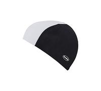Fashy Stoffhaube, Cuffia da Nuoto Uomo, Nero/Bianco, Taglia Unica