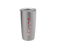 Fasi della Luna Spirituale Mindfulness Illustrazione Bicchiere termico in acciaio inox doppia parete
