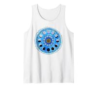 Fasi lunari con Un Cerchio di Stelle Canotta