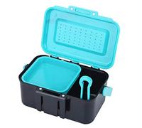 fasient1 Scatola per Esche Vive da Pesca, Contenitore per Verme in plastica ABS, Scatola Porta Esche da Pesca Verme per Esche per lombrichi