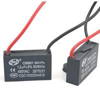 Fasizi 2Pcs CBB61 1.2uF 450V AC 50/60Hz Condensatore di Funzionamento del Motore del Ventilatore del condizionatore d'Aria