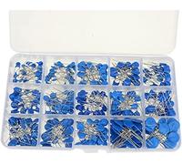 Fasizi 300 pezzi 1KV 2KV 3KV 15 valore (ciascuno di 20PCS) alta tensione ceramica condensatore assortimento kit + scatola di plastica