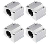 Fasizi 4pezzi SCS8UU cuscinetto a sfere a movimento lineare CNC boccola scorrevole 34,5 mm di lunghezza