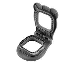 Fasizi Sandwich Maker Sigillatrice Taglierina Quadrato Sandwich Maker per Pranzo Facile per Lunchbox Scolastico e Bento Box Grigio