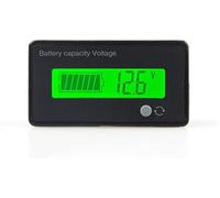 Fasizi Tester capacità della batteria e misuratore di tensione con display LCD retroilluminato, impermeabile 12V 24V 36V 48V Indicatore di batteria al piombo Indicatore voltmetro Rilevatore di monitor