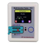 Fasizi Tester LCR-TC1 per transistor TFT, multifunzione, tascabile, con display colorato, da 1,8 pollici, per triodi, condensatore, resistore, transistor LW21