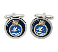 Faslane Patrol Boat Squadron, Cufflinks Della Royal Navy In Scatola