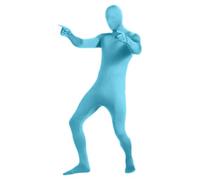 FASLOLSDP Costume intero per cosplay - Uomo Donna Greenscreen Tuta per adulti, Halloween Body con cerniera e tasche, tutto il corpo slenderman Costume Halloween Natale