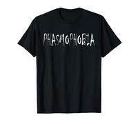 Fasmofobia Paura Fantasmi Halloween Horror Phasmophobia Maglietta