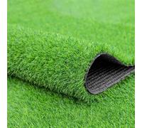 Fasmov Green Artificial Grass rug Grass Carpet rug 3.2' x 6.5', Realistic Fake Grass Deluxe Turf Synthetic Turf Thick Lawn Pet Turf Indoor/Outdoor