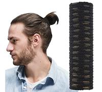 FASOTY - Elastici per capelli neri, per uomini, donne e ragazze, elastici per coda di cavallo, accessori per capelli, 32 pezzi