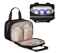 Fasrom Borsa per tiralatte indossabile con borsa termica compatibile con i tiralatte Elvie Hands-Free Pump in Style, custodia portatile per il trasporto del tiralatte per le mamme lavoratrici, Nero