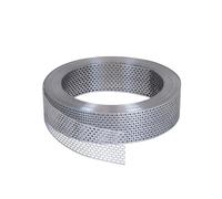 Fassadenprofile griglia di ventilazione in alluminio 60m x 100mm Argento - nastro aerazione per tetto e facciata, rete anti piccioni