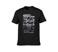 Fast And Furious 19 Years of 2001-2020 Character Signatures T-Shirt Black S
