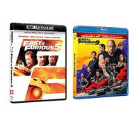 Fast And Furious 5 (4K Ultra-HD+Blu-Ray) & Fast & Furious 9 (Blu-ray) ( Blu Ray)