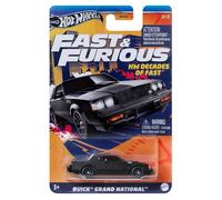Fast And Furious Auto Buick Grand National Serie Decades - Modello Die Cast 1:64 7cm - HRW43