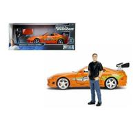 Fast And Furious Brian's Toyota Supra Con Brian Figura 30738 1:24 Scala