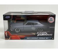Fast and Furious Dom Chevrolet Chevelle SS 1:32 Jada 97379 Metallo Grigio