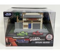 Fast and Furious Dom Toretto Mercato E Cafe Diorama Nano Scene Jada 34914