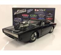 Fast And Furious Doms Dodge Charger 1970 Nero 1:24 Scala Jada 97059