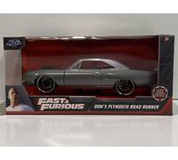 Fast And Furious Doms Plymouth Strada Corridore Primer Grigio 1:24 Jada 30745