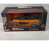 Fast And Furious Han's Mazda RX-7 Arancione Nero 1:24 Jada 30732