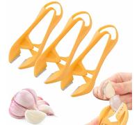 Fast and Portable Garlic Peeler, 2025 New Garlic Peeling Tool - Manual Tweezer Clips for Quick Skin Remover, Odor-Free Handling & Easy Hanging, Multifunctional Kitchen Gadget (3 pcs)