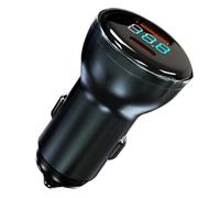 Fast Car Charger, 100 W Quick Charging USB Adapter, High-Speed Auto Power Supply, Multi-Device Vehicle Charger, Mobile Charging Accessory for Laptops, Tablet, GPS, Camera