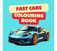 fast cars colouring book