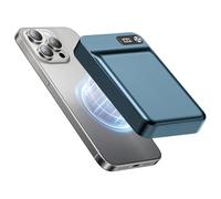 Fast Charger 10000mAh Power Bank Cordless with USB-C and Cordless Output - Portable Charger Power Bank Slim for Multiple Devices - Powerbank Cordless with Overcharge Short Circuit Protection.