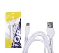 Fast csharging USB tipo cs csable per Huawei, TPE Data csord con design anti-piegatura, opzioni 1M/2M per dispositivi Android V8, bianco (1 m per iPhone)