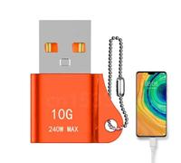 Fast Data Transfer: This USB to Type C adapter drives 10Gbps speed to tra