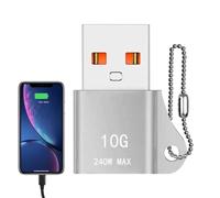 Fast Data Transfer: This USB to Type C adapter drives 10Gbps speed to tra