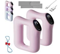Fast Fat Burning Yoga Ring Massager,2025 Upgraded Full-Body Fascia Ring,360° Full-Body 3-in-1,5 Levels/3 Modes,Full-Body Deep Tissue Vibration for Muscle Knot Recovery Relaxation (2PCS-pink)