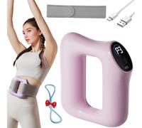 Fast Fat Burning Yoga Ring Massager,2025 Upgraded Full-Body Fascia Ring,360° Full-Body 3-in-1,5 Levels/3 Modes,Full-Body Deep Tissue Vibration for Muscle Knot Recovery Relaxation (pink)