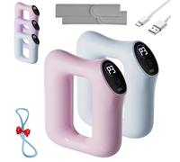Fast Fat Burning Yoga Ring Massager,2025 Upgraded Full-Body Fascia Ring,360° Full-Body 3-in-1,5 Levels/3 Modes,Full-Body Deep Tissue Vibration for Muscle Knot Recovery Relaxation (blue+purple)