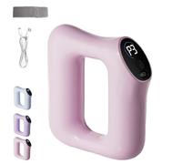 Fast Fat Burning Yoga Ring Massager - 3 Modes & 5 Intensity Levels, Multifunctional Full-Body Fascia Ring, Ergonomic Electric Fascia Massager (Pink)