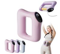 Fast Fat Burning Yoga Ring Massager, Multifunctional Full-Body Fascia Ring,2025 Upgraded Full-Body Fat Burning and Shaping, Deep Tissue Vibrations for Adjustable 3 Modes & 5 Intensity Levels (Pink)