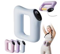 Fast Fat Burning Yoga Ring Massager, Multifunctional Full-Body Fascia Ring,2025 Upgraded Full-Body Fat Burning and Shaping, Deep Tissue Vibrations for Adjustable 3 Modes & 5 Intensity Levels (Blue)