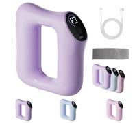 Fast Fat Burning Yoga Ring Massager, Multifunctional Full-Body Massager Ring, Ergonomic Electric Deep Tissue Vibrations Massagesr, 3 Modes/5 Levels, Relaxation Tool For Home & Gym (Purple)