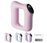 Fast Fat Burning Yoga Ring Massager, Multifunctional Full-Body Massager Ring, with Adjustable 3 Modes & 5 Levels of Intensity Massage for Fat Burning and Shaping (Pink)