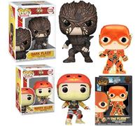 Fast Flash DC Comics Dark Pop! - Personaggio Super Hero Barry Allen Suite con display in smalto