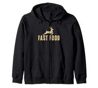 Fast Food - Buck Caccia Amante Big Game Hunter Felpa con Cappuccio