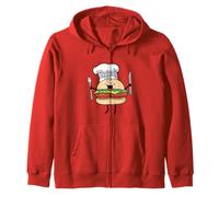 fast food cittadini cibo chef fame bambino fantasia Felpa con Cappuccio