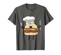 fast food cittadini cibo chef fame bambino fantasia Maglietta