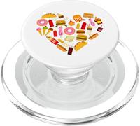Fast Food Cuore di Tacos Burgers Ciambelle Gelato PopSockets PopGrip per MagSafe