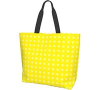 Fast Food Donuts Hamburger Pizza Pattern Tote Bag Large Casual Borse a spalla da donna Borse della spesa riutilizzabili per lavoro Shopping Viaggi Spiaggia